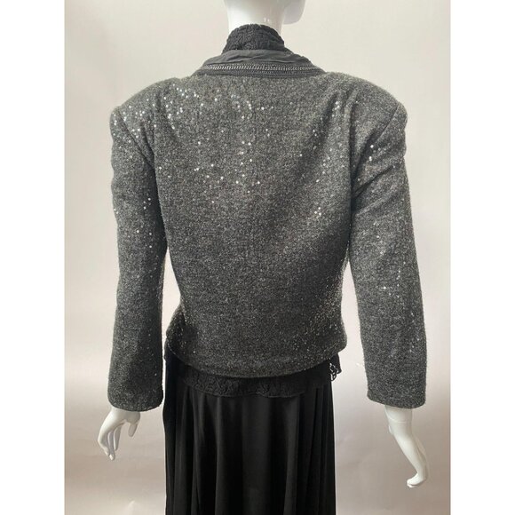 Max & Co Sequin Embellished Jacket Womens M - Picture 8 of 13